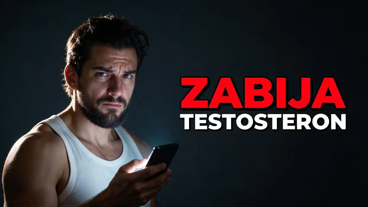 Miniatura mojego filmu: 7 nawyków, które niszczą testosteron, napis zabija testosteron