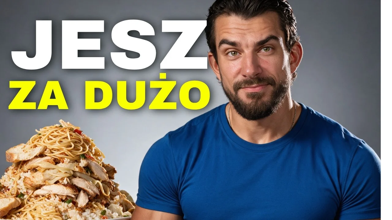 Miniatura mojego filmu: Chudy całe życie? Dlatego nie możesz nabrać masy, z napisem Jesz za dużo