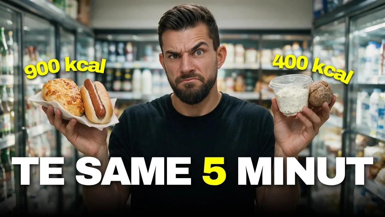 Miniatura mojego filmu: te same 5 minut w sklepie, zapiekanka z hot dogiem albo serek wiejski z grahamką