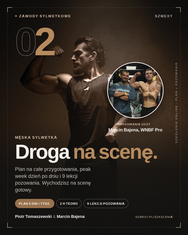 Okładka: Męska sylwetka. Droga na scenę