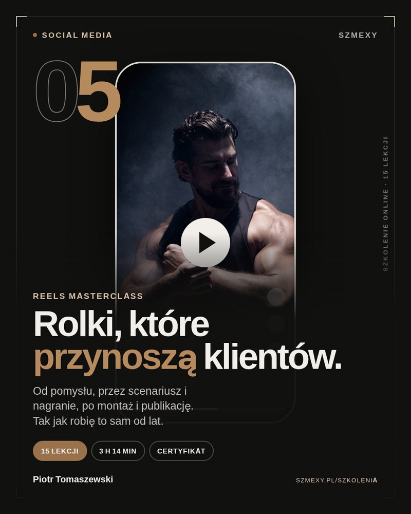 Okładka: Reels Masterclass